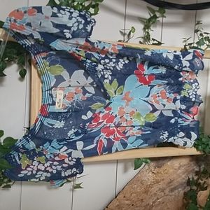 Hollister Floral Sheer Top